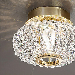 Avis Luminaire Center Spot design en cristal CARLA Or 24 Carats 1 ampoule