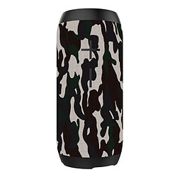 Wewoo Enceinte Bluetooth étanche vert armée mini haut-parleur sans fil portable de lapin, micro intégré, soutien AUX / main appel gratuit / FM / TF