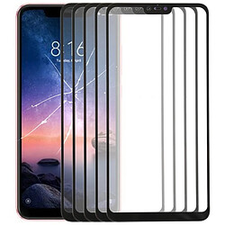 Wewoo Écran avant de 10 PCS avec lentille en verre pour Xiaomi Redmi Note 6 (Noir)