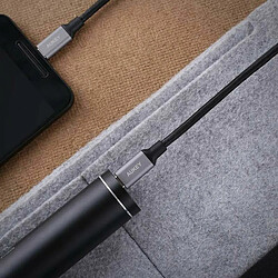 Avis Câble USB C Aukey CB-CD5 Noir Noir/Gris 1 m