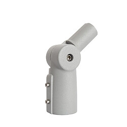 Ledkia Bras sur Colonne Orientable 90º Ø44mm pour Luminaires Éclairage Public Gris Gris