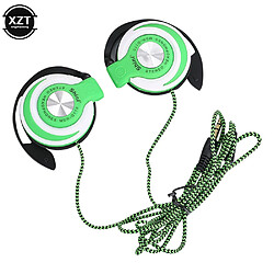 GUPBOO Casque filaire 3.5mm Hi-Fi casque de basse lourd sur l'oreille casque de crochet d'oreille réglable casque de musique pour téléphone pas cher