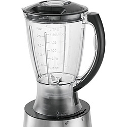 Robot mixeur multifonctions de cuisine 1,5L blender Hachoir batteur, 500, Argent, Clatronic, KM 3646