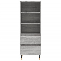 Acheter vidaXL Buffet haut Sonoma gris 40x36x110 cm Bois d'ingénierie