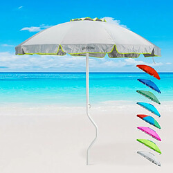 Parasol de plage léger visser protection uv GiraFacile 220 cm Apollo