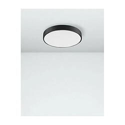 NOVA LUCE Plafonnier HADON Noir LED 24 W