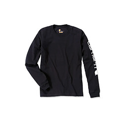 T-shirt manches longues SLEEVE taille S noir - CARHARTT - S1EK231BLKS