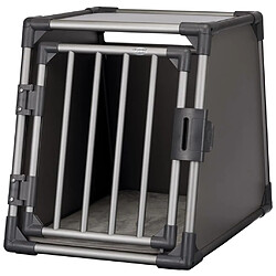 TRIXIE Cage de transport inclinée pour chiens M Alu graphite 39336