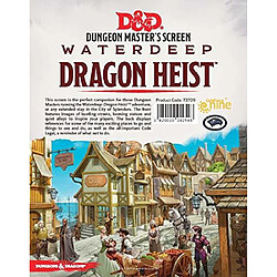 Gale Force Nine Dungeons & Dragons - Waterdeep Dragon Heist DM Screen