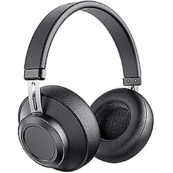 Universal Casque sans fil BT5 et casque Bluetooth stéréo filaire avec microphone intégré, adapté à l'ordinateur portable du téléphone mobile TV pour ordinateur portable et travail 