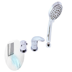 Maison De La Tendance Mitigeur baignoire 4 trous en chrome