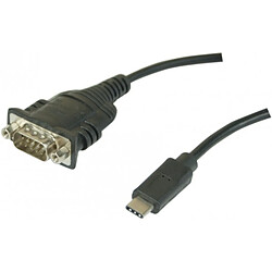 Abi Diffusion Convertisseur USB type C vers DB9 RS-232 série port COM