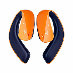 Casque Bluetooth Sans Fil Tws Avec Contrôle Tactile, Clip D'Oreille, Casque De Réduction Du Bruit À Conduction Osseuse, Blanc