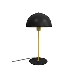 LEITMOTIV Lampe à poser design métal Bonnet - H. 39 cm - Noir