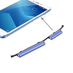 Wewoo Pour Meizu M5 Note Bleu Pièce détachée Side Keys de remplacement