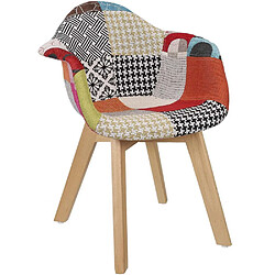 The Home Deco Kids Fauteuil scandinave pour enfants Patchwork. Fauteuil scandinave pour enfants Patchwork