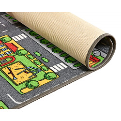 Play4Fun Tapis de jeu - Circuit de voiture en ville - 100 x 67 cm pas cher