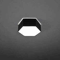 Avis Luminaire Center Plafonnier Sunde Decorative PVC Noir 2 ampoules 11,5cm