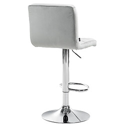 Avis Non Tabouret de bar Peru velours chrome