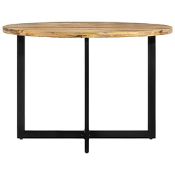 vidaXL Table à dîner 110x75 cm Bois de manguier massif