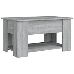 Acheter vidaXL Table basse Sonoma gris 79x49x41 cm Bois d'ingénierie