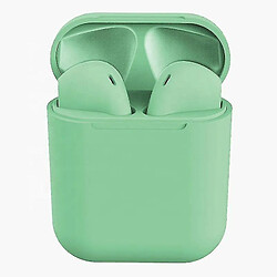 Universal Entrée Bluetooth TWS I12 - Casque sans fil vert. 