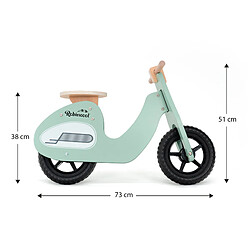 Acheter Moto d'Enfant Sans Pédales Montessori Robincool Motorbike 73x27x51 cm Draisienne en Bois Écologique Couleur Vert