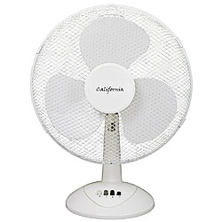 Ventilateur de table 40cm 45w blanc - ft40a - CALIFORNIA