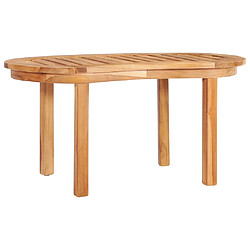 vidaXL Table basse 90x50x45 cm Bois de teck solide