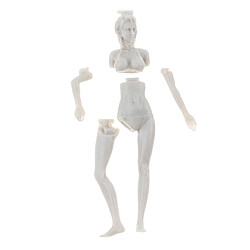 Résine Figure Non Peinte 48mm (1/35) Bikini Maillots De Bain Lady Figure Résine Modèle Kit Non Peint Non Assemblé