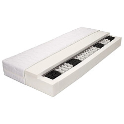 Avis Maison Chic Matelas de Chambre, Matelas doux 100 x 200 cm 7 zones Ressort ensaché 20 cm H3 -GKD83084