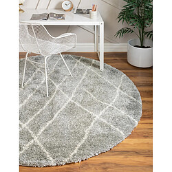 Avis Hadorn Tapis shaggy 185x185 gris Lachen Fence