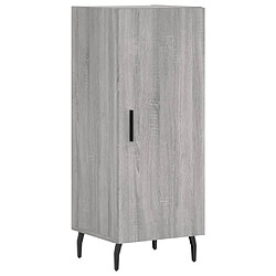 Maison Chic Buffet,Meuble de Rangement,commode pour salon,Cuisine Sonoma gris 34,5x34x90 cm Bois d'ingénierie -MN14620