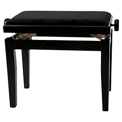 Banquette Piano Deluxe 130.010 Noir Brillant Gewa