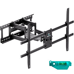 ONKRON Bras Long Mur Panneaux Interactifs 42-120-100 kg - VESA 200x100&amp;1000x600 M10-B Noir 