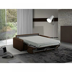 Avis Inside 75 Canapé lit 2-3 places MASTER convertible EXPRESS 120 cm polyuréthane Marron MATELAS 18 CM INCLUS