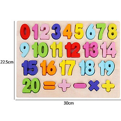 Acheter Universal Puzzle Digital Wooden Toys Learning Learning Numéro de puzzle Puzzle Preschool Toys for Children | Puzzles