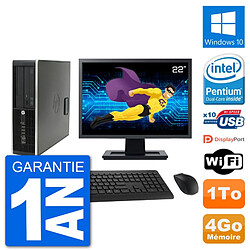 PC HP Compaq Pro 6300 SFF Ecran 22" G630 RAM 4Go Disque Dur 1To Windows 10 Wifi · Occasion 