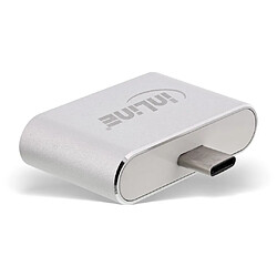 Mini hub USB 2.0 InLine®, AF USB Type-C M à 2x USB, argent