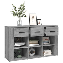 Acheter vidaXL Buffet Sonoma gris 100x30x59,5 cm Bois d'ingénierie