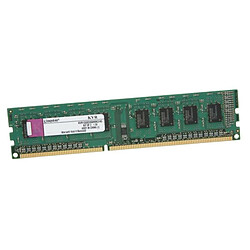 Avis 2Go RAM Kingston KVR1333D3S8N9K2/2G DIMM DDR3 PC3-10600U 1333Mhz 240-Pin 1.5v · Occasion