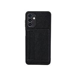 WE Coque avec portes-carte fonction support SAMSUNG GALAXY A13 5G Noir: en poluyréthane - portes-cartes 3 compartiments - fonction support - rigide