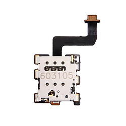 Wewoo Pour HTC 10 / One M10 SIM Card Socket Flex Cable pièce détachée 