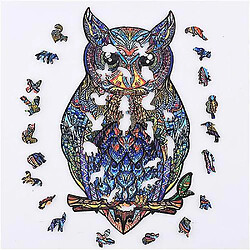 Universal Puzzle bois hibou 200 pouces pour adultes et enfants _ Multicolore 