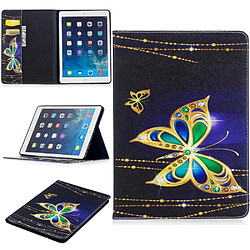 Etui en PU impression modèle stand protectionoren papillons pour votre Apple iPad Air