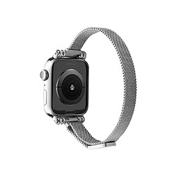 B10 Silver Watch Bracelets de remplacement 42mm 44mm 44mm 45mm Milanaise Milanaise Bande en acier magnétique Milanais pour Apple Iwatch 7654321 SE