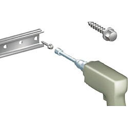 vis auto-taraudeuse tête hexagonale - 4.8 x 13 mm - thalassa - schneider electric nsys13m5hs