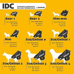 Julius-K9 IDC-Power Harnais pour Chien Camouflage Armée Taille 0