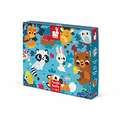 Puzzle enfant tactile Les animaux de la forêt 20 pièces - Janod 