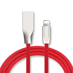 Cable Fast Charge pour IPAD Air APPLE Lightning Chargeur 1m USB Connecteur Recharge Rapide (ROUGE)